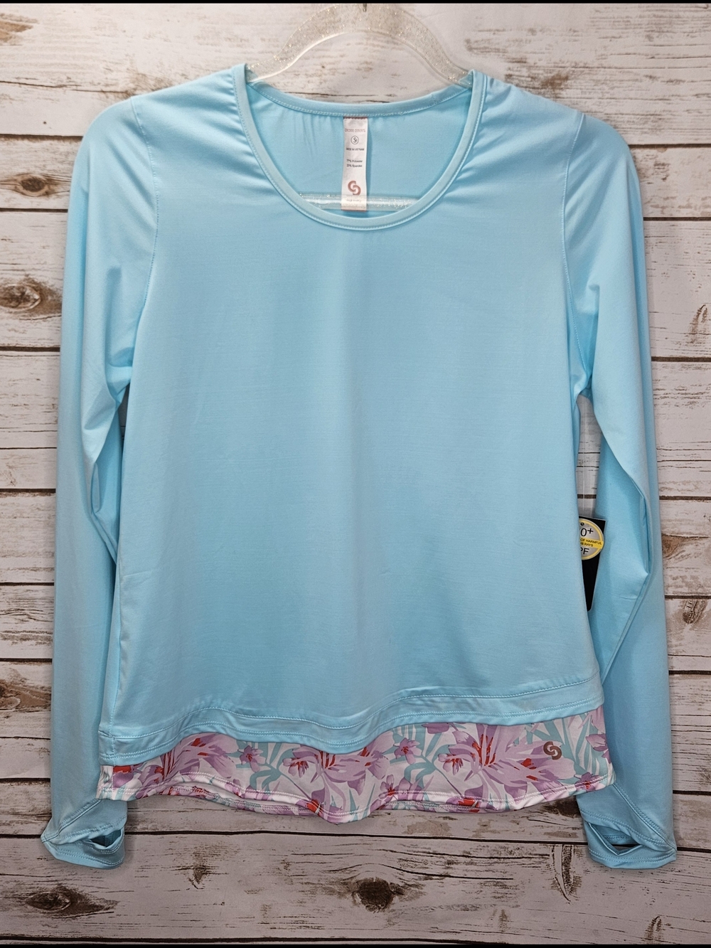 Cross Court Apparel Top with 30+UPF Size Small
